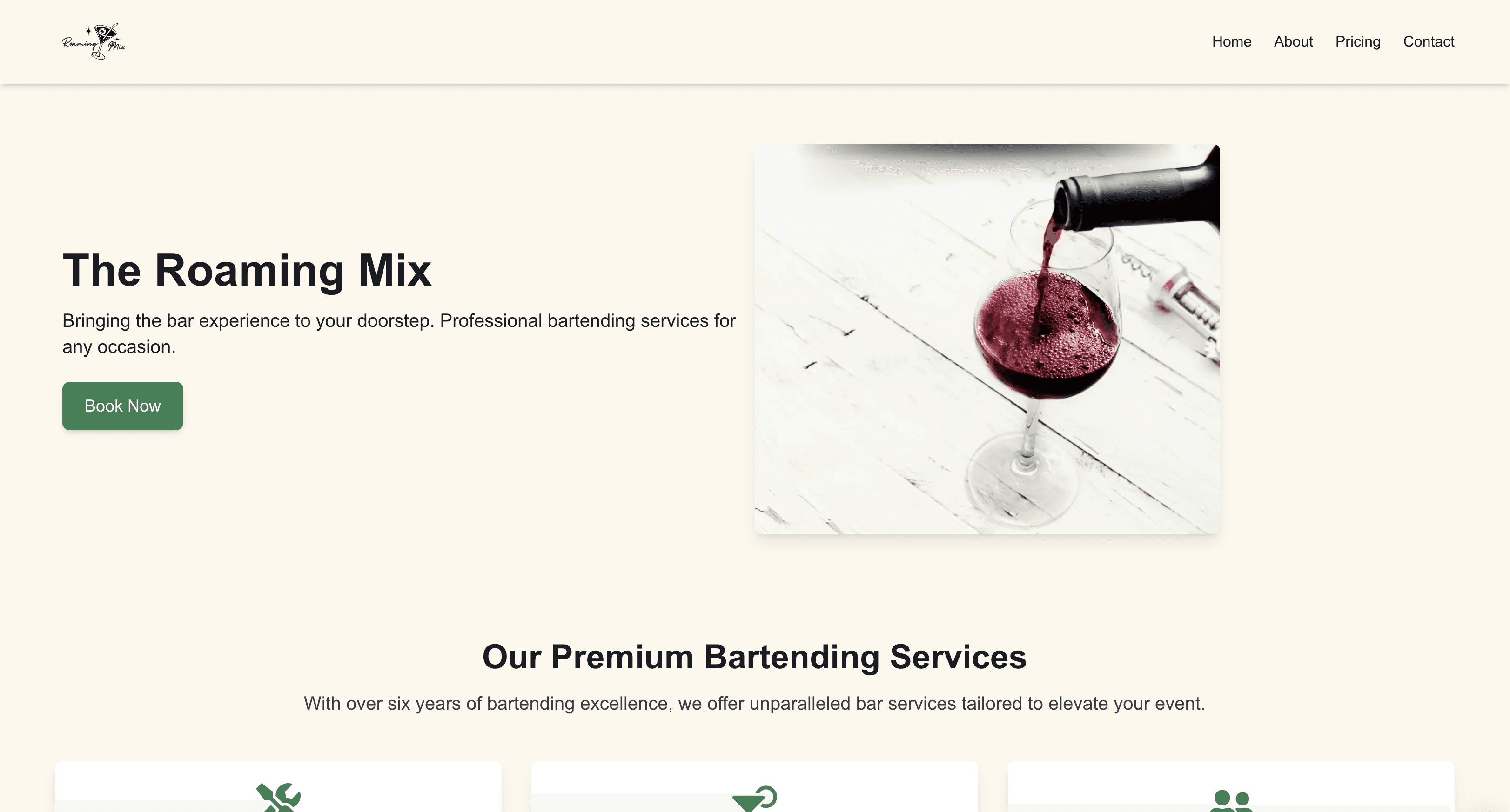 Roaming Mix Bartender